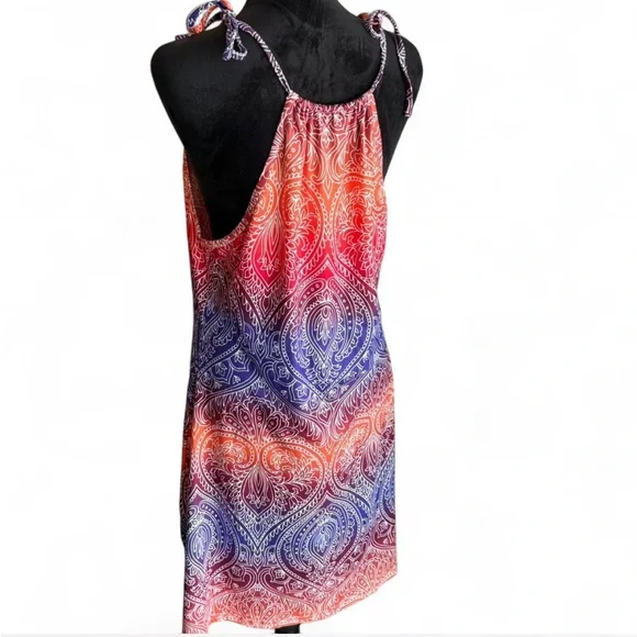 SHEIN Curve vibrant colored Maxi Dress 1XL NWOT - Picture 3 of 4